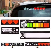 【CC】 Car Decals Safety Signs Electric Windshield Sticker Auto/Moto Decoration Accessories