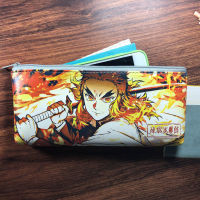 Cartoon Demon Slayer Pen Bag Kawaii Stationery Writing Tools Learning Student Pencil Case Office Supplies Children School Print