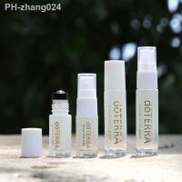 10Pack 10ml 5ml Empty Glass Essential Oils Bottle With Stainless Steel Roller Ball Refillable Roll On Bottle For Cosmetic