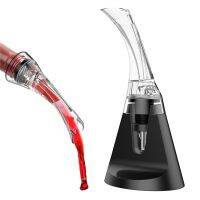 Mini Travel Acrylic Red Wine Whiskey Aerator Quick Aerating Pourer Decanter Bar Tools for Birthday Anniversary Party