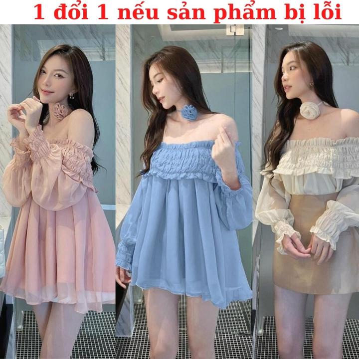 Tổng hợp hơn 79 mix áo babydoll với chân váy không thể bỏ qua  trieuson5