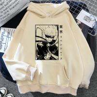 Jujutsu Kaisen ชุดวอร์มผู้หญิงลาย2023กราฟิกขนแกะสไตล์เสื้อผู้หญิงเกาหลี