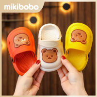 mikibobo รองเท้าเด็กหัดเดิน รองเท้ารัดส้นเด็ก ใส่ได้ทั้งเด็กผู้หญิง และเด็กผู้ชาย ลายน้องหมี น่ารัก ๆ สีสันสดใส เบา นุ่ม ใส่สบาย HF1190