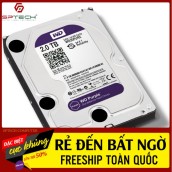 HDD FREESHIP Ổ CỨNG HDD PC Western Digital 2TB Purple (Chuyên Camera) - BH 24 THÁNG SPTECH COMPUTER