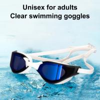 Swimming Goggles Adjustable Waterproof Women Men Electroplate Anti-fog Diving Goggles for Water Sports Swim Glasses Eyewear Goggles