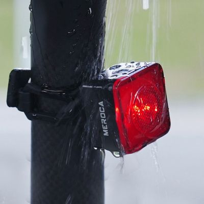 ✥ Bicycle Smart Brake Light Tail LED Auto Stop Bike Light Rear Rechargeable USB Waterproof Cycling Taillight Back Lamp Accessories
