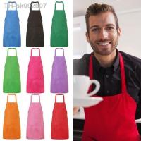 ✑ Hand-Wiping Apron Waterproof Anti-Oil Nordic Fashion Knife and Fork Sleeveless Kitchen Gown Mens and Womens Home Work Cloths