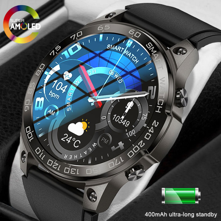 2023-dm50-smart-watch-ผู้ชายบลูทูธ-amoled-s-mart-w-atch-ip68กันน้ำกีฬานาฬิกา14วันสแตนด์บาย1-43นิ้ว466-466-hd