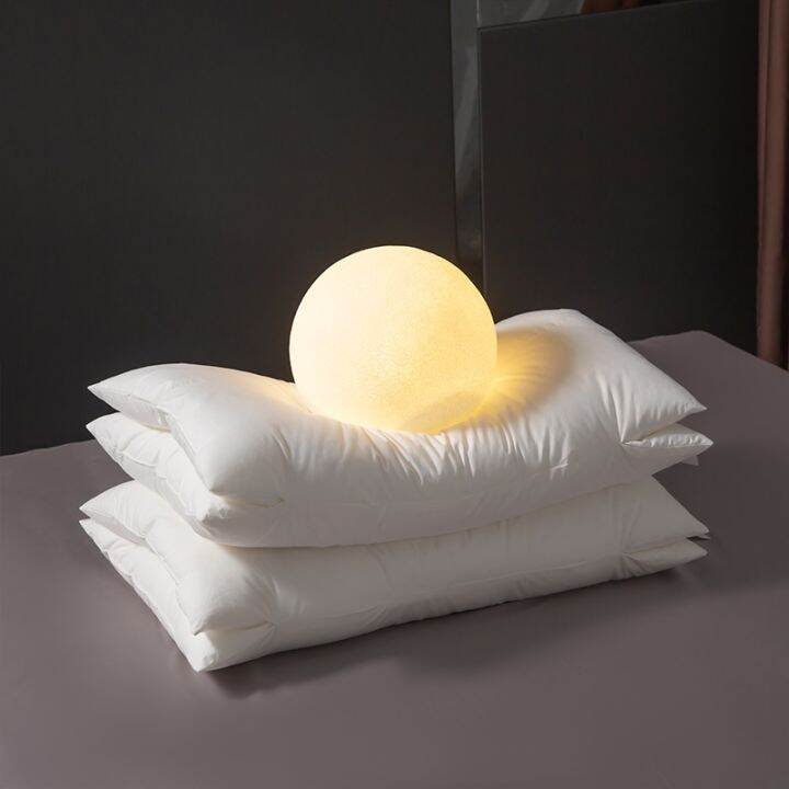 healthy-sleep-pillow-cotton-type-a-massage-spa-neck-protection-soybean-antibacterial-mite-proof-pillow-core