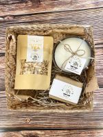 Ginger tea and honey soap giftbox set