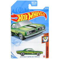 2021-239 Hot Wheels Cars 68 PLYMOUTH BARRACUDA FORMULA S 164โลหะ Diecast รุ่นคอลเลกชันของเล่นยานพาหนะ