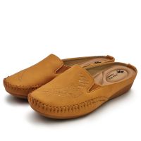 รองเท้าสตรี POLO HILL Slip On Mules PLSL-LS5048 (สีดำ/ สีเหลือง)