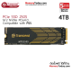 Transcend M.2 NVMe SSD 250S 4TB (TS4TMTE250S) ใส่ PS5 ได้