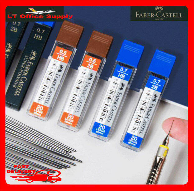 FABER-CASTELL SUPER FINE LEAD 20 LEADS | Lazada PH