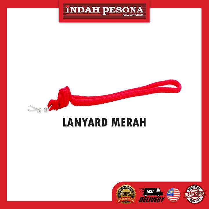 LANYARD MERAH KADET REMAJA SEKOLAH (KRS/TKRS) | Lazada