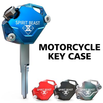 รถจักรยานยนต์ SPIRIT BEAST เปลือกที่ครอบกุญแจสกู๊ตเตอร์อลูมิเนียม CNC สำหรับซูซูกิยามาฮ่า