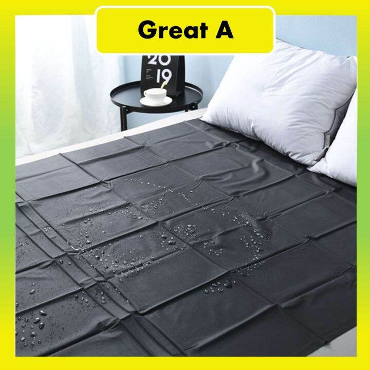 Adult Bed Sheets Waterproof PVC Vinyl Mattress Cover 130CM x 220CM Lazada