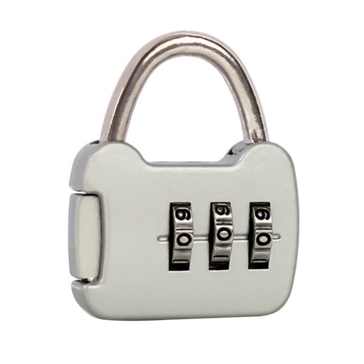 มินิ3ลำดับการกดไดอารี่รหัสผ่านล็อคแม่กุญแจล็อกเกอร์กระเป๋าเสื้อผ้ากระเป๋าเดินทาง