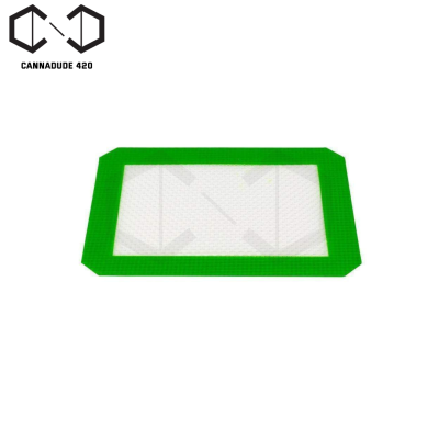 แผ่นซิลิโคน ทำแดป Silicone Pads Mat Nonstick Wax Oil Containers (13cmx10cm) Cannadude420