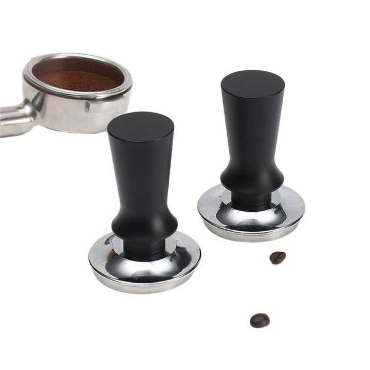 DANSE Flat Ripple Espresso Tamper Stainless Steel with Spring Loaded