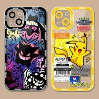 Luxury Pokemon Soft Clear Case For iPhone 14 11 Pro Max 13 12 Mini XR XS X 8 7 6 6S Plus SE 2020 Silicone Shockproof Cover Shell