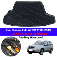 Car Rear Boot Cargo Liner Tray Trunk Luggage Floor Mats Cars Pad For Nissan X-Trial Xtrail T31 2008 2009 2010 2011 2012 2013