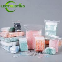 【CW】❐﹊☽  100pcs Plastic PE Zip Lock Storage Resealable Photos Battery Jewelry Trinkets Chains Earrings Pouches