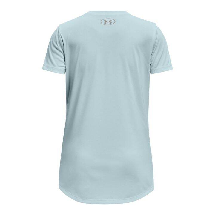 under-armour-ua-girls-tech-short-sleeve-อันเดอร์-อาร์เมอร์-เสื้อออกกำลังกายสำหรับเด็กผู้หญิง