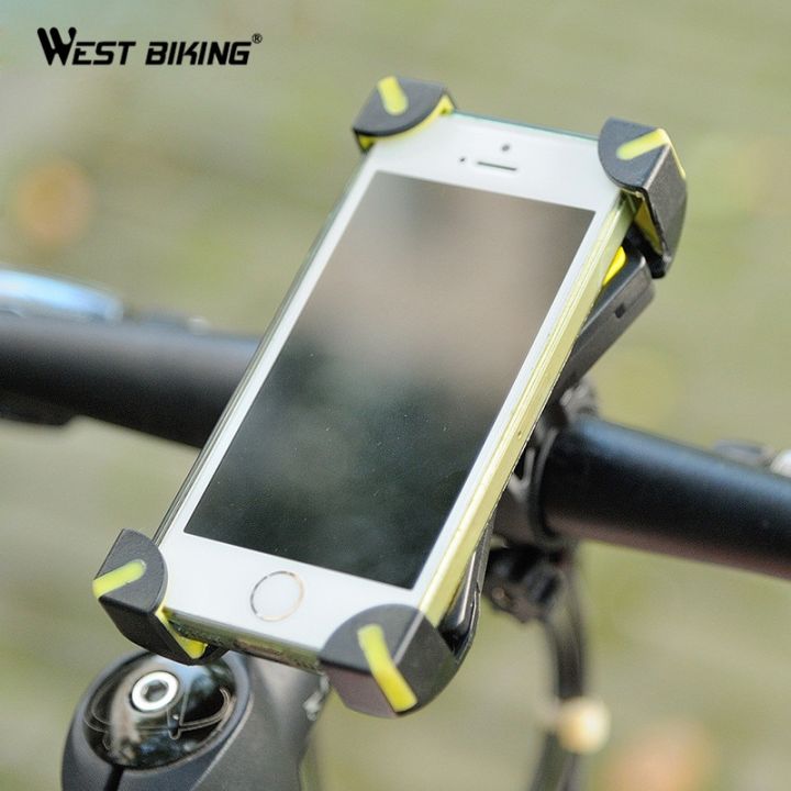 worth-buy-แท่นยึดแฮนด์รถจักรยานเสือภูเขาที่วางโทรศัพท์สำหรับโทรศัพท์มือถือ-gps-ถีบจักรยานปั่นจักรยานตะวันตก