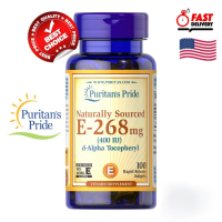 Puritan’s Pride Vitamin E-268 mg 400 iu Natural 100 Softgels