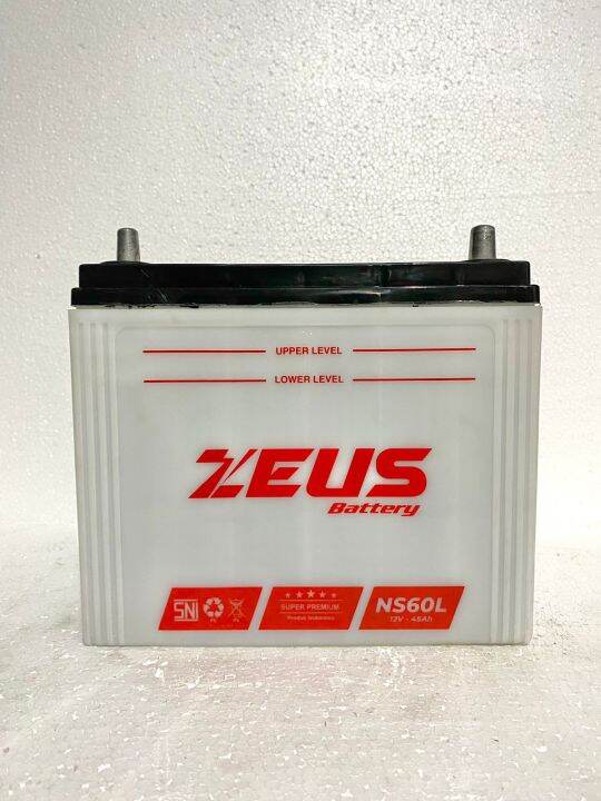 Aki Mobil TOYOTA Yaris (E&S) NS60LS ZEUS Battery( NS60LS ) 45AH Aki