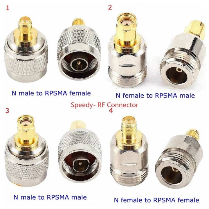 【CW】 L16 N Type To RPSMA Male Female Straight Connector Reverse Pole ...