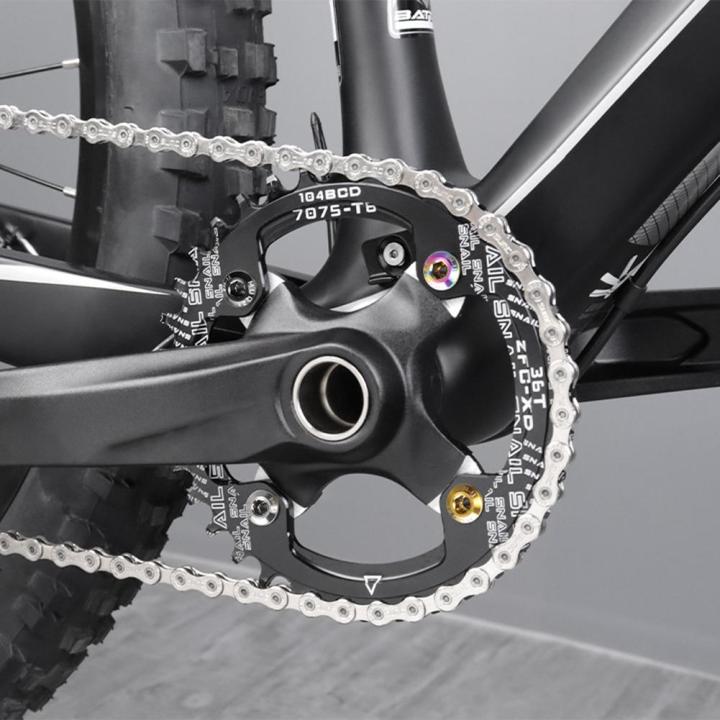 4ชิ้นโลหะผสมสกรูไทเทเนียมซี่ล้อจักรยาน-tc4จักรยานเสือหมอบภูเขาโซ่ล้อสกรูจักรยาน-cranksets-อุปกรณ์