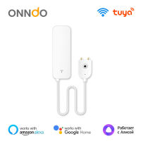 ONNDO Tuya WiFi Smart Water Sensor เครื่องตรวจจับการรั่วไหลของน้ำ Security Overflow Protection APP ทำงานร่วมกับ Alexa, Home