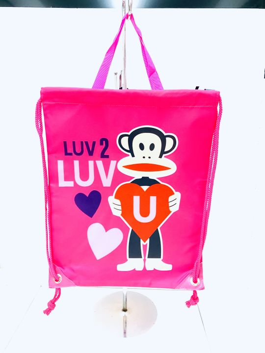 กระเป๋าหูรูด-paul-frank-pf03-132-สีชมพู