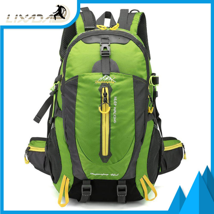 LIXADA 40L Water Resistant Travel Backpack Camp Hike Laptop Daypack ...