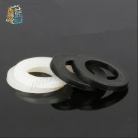 100Pcs DIN125 ISO7089 M2 M2.5 M3 M4 M5 M6 M8 Black or white Plastic Nylon Washer Plated Flat Spacer Washer Seals Gasket Ring