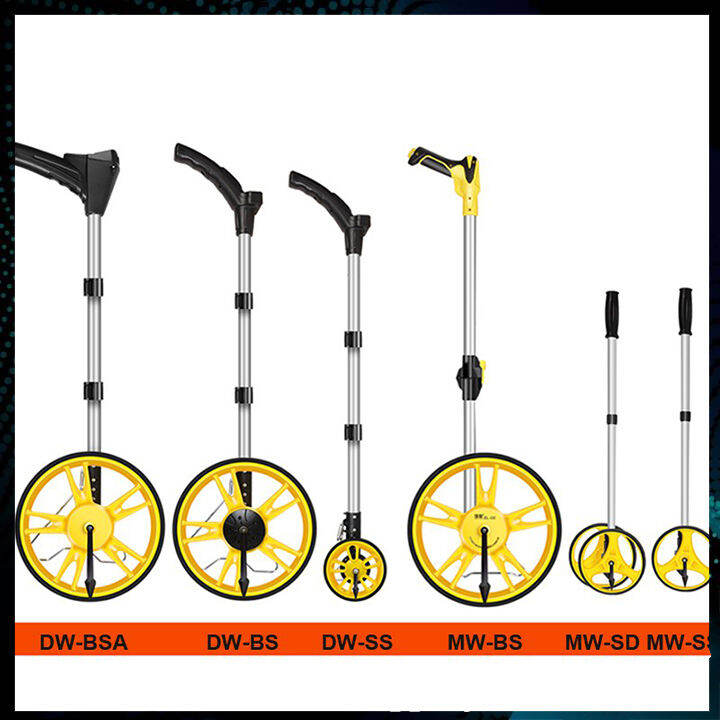 9999M Stable Folding Distance Measuring Meter Wheel Distance Surveying