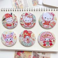 ◊✁✺ Sanrio Hello Kitty Christmas Dress Up Anime Badge Backpacks Lapel Pin Jeans Clothes Accessories Cartoon Jewelry Gift for Friend