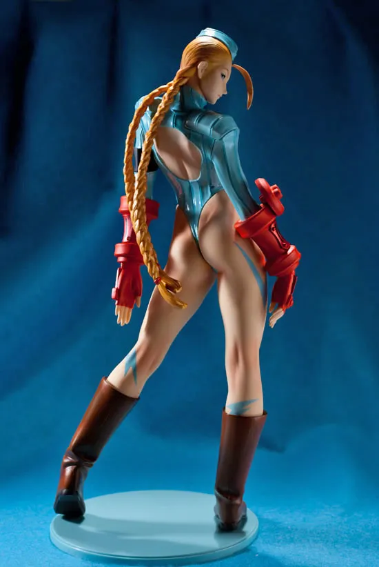 Street Fighter ZERO 3 Cammy Figure Light Blue Ver. Kaiyodo Capcom