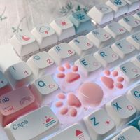 Silicone Translucent Anime kawaii Keycap Axis Mechanical keyboard Personality Pink Cap