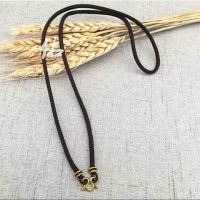 เชือกคล้องคอเชือกพระ✸Amulet chain lanyard hand-woven single hanging enamel buckle สร้อยคอแขวนสร้อยคอ โซ่เสื้อกันหนาว สีด