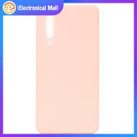 สำหรับฝาหลังฝาครอบป้องกันกันลื่น TPU สำหรับผิวด้านสีลูกกวาดสวยงาม HUAWEI P30รอยขีดข่วน