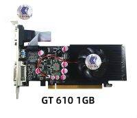 CCTING NVIDIA GT 610 1GB DDR2 Graphic Card HDMI-Compatible+DVI+VGA Interfaces PCI Express 2.0 Video Card With Cooler Fan Cables