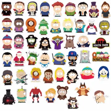 Car Stickers Anime Cute South Park Suitcase Laptop Bike Guitar