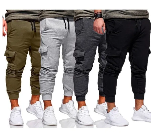 JF09 New Fashionable Jogger Pants 4 Pockets For Men | Lazada PH