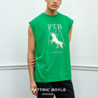 PATTRICBOYLE / TFN / UNICORN SILK SCREEN T-SHIRT เสื้อยืด พิมพ์ ยูนิคร์อน แพททริค บอยล์ / TFN02111GR 02