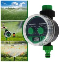 Electronic Water Timer Ball Valve Green Garden Automatic Irrigation Controller Drip Irrigation System Battery Operated Two Dial Valves