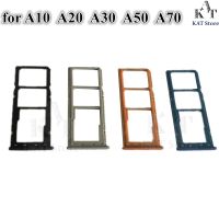 5Pcs Sim Tray for Samsung Galaxy A10 A105F A20 A205F A30 A305F A50 A505F A70 Nano Micro SD SIM Card Tray Slot Holder Repair Part