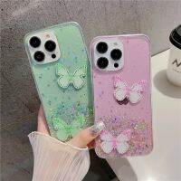 Nancy Electron】เคสโทรศัพท์นิ่มรูปผีเสื้อติดเพชร3D,เคสใสกากเพชร A53 A33 A73 A13 A23 A34 A54 5ก. A14 Samsung Galaxy M53กากเพชร